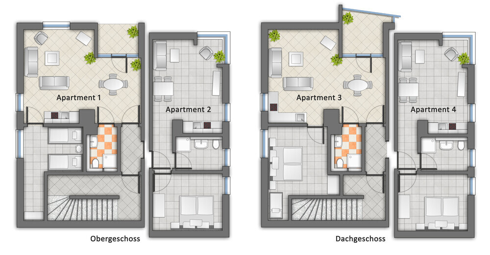 Grundrisse Appartements