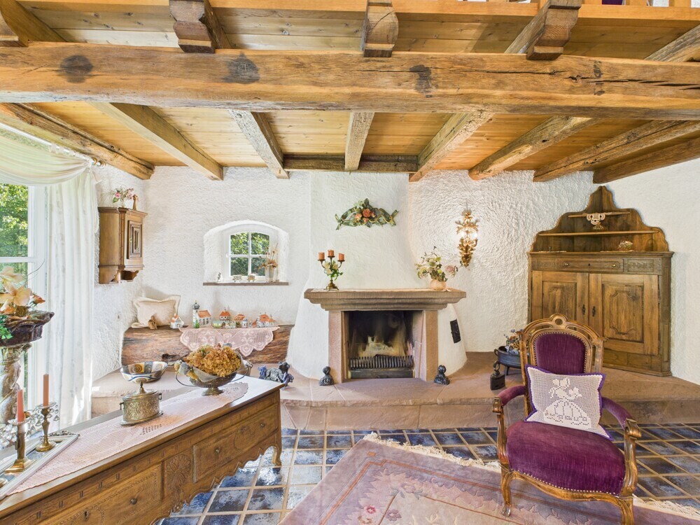 Kaminecke Wohnzimmer