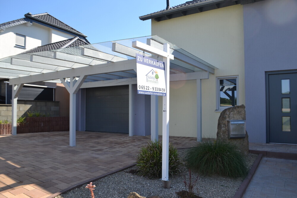 Carport mit Glasdach