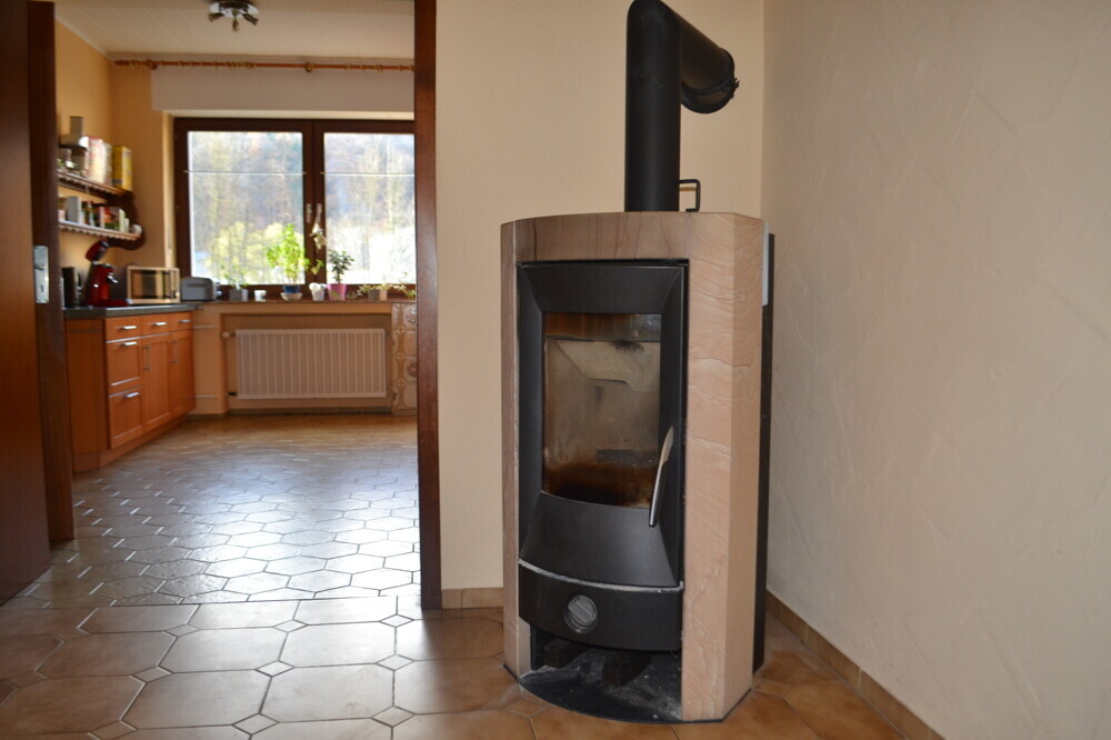 Holzofen Esszimmer
