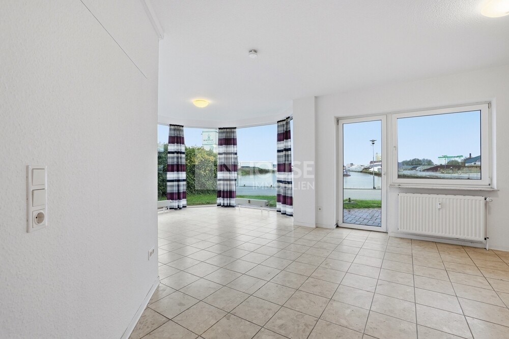 Büro mit Hafenblick