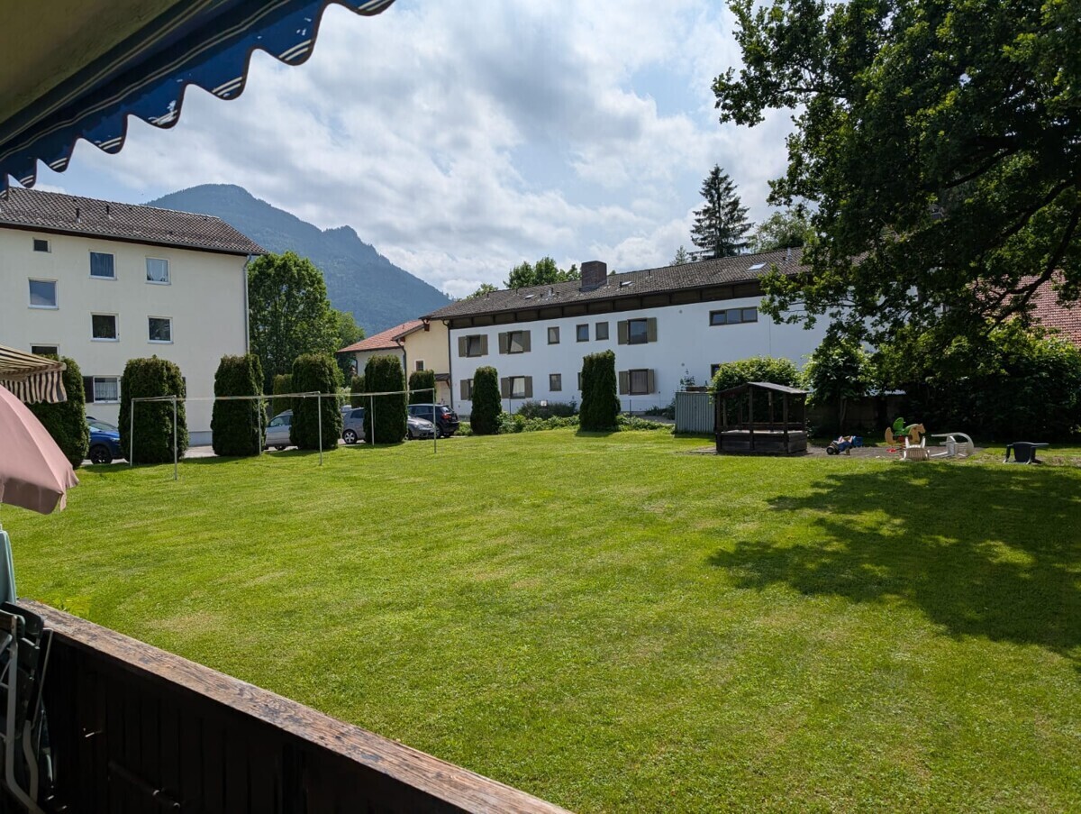 Aussicht vom Balkon