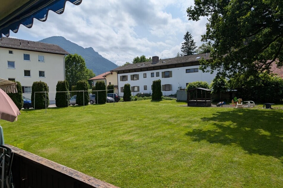 Aussicht vom Balkon