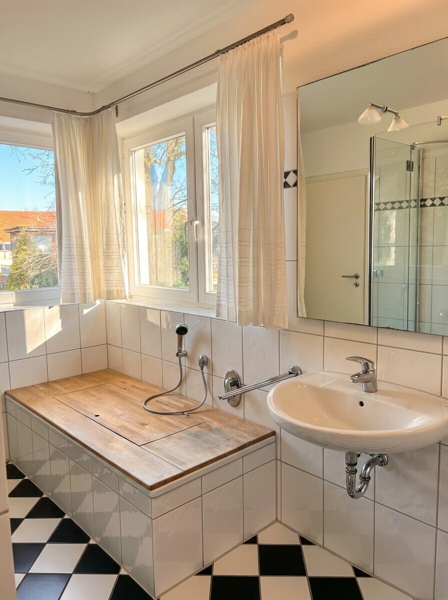 Badezimmer mit Wanne