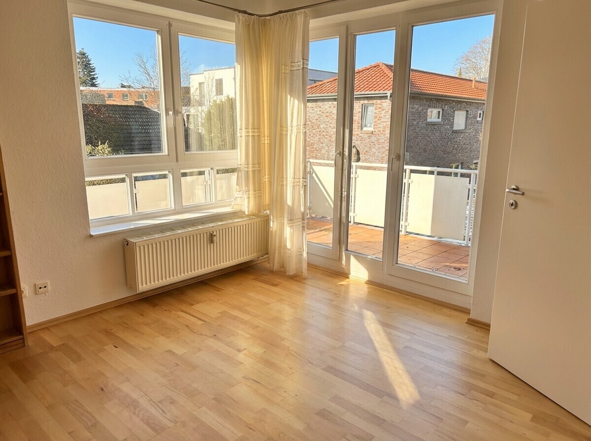 Schlafzimmer mit Ausblick