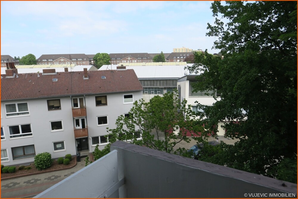 Blick vom Balkon