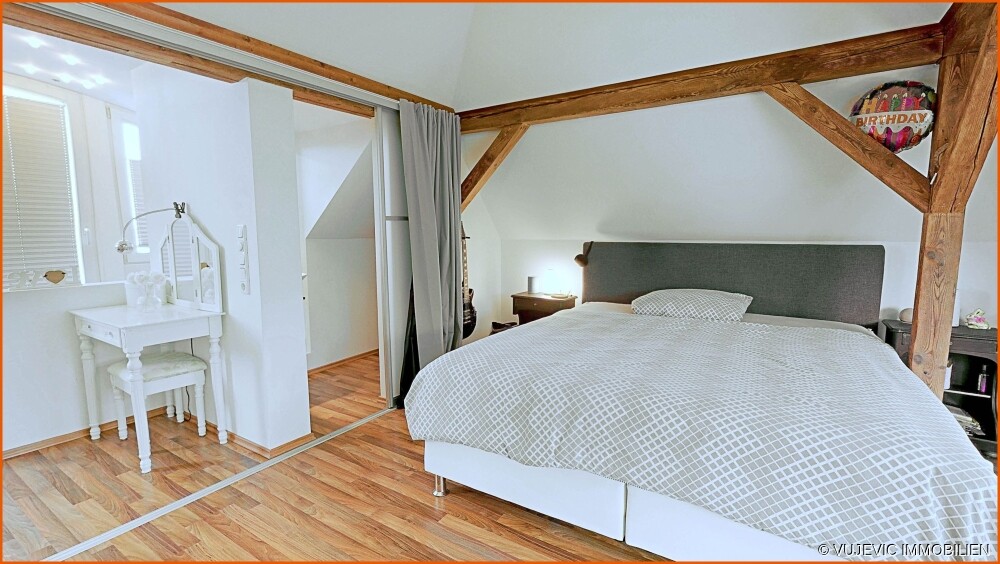 Schlafzimmer im Atelier