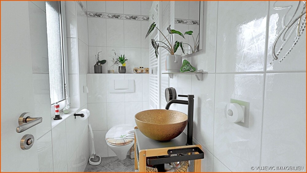 WC im Erdgeschoss