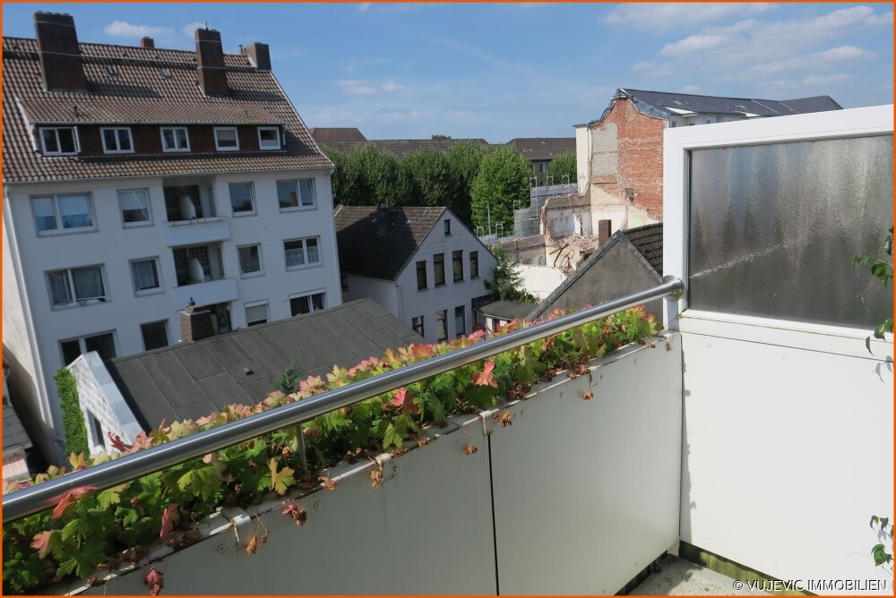 Blick vom Balkon