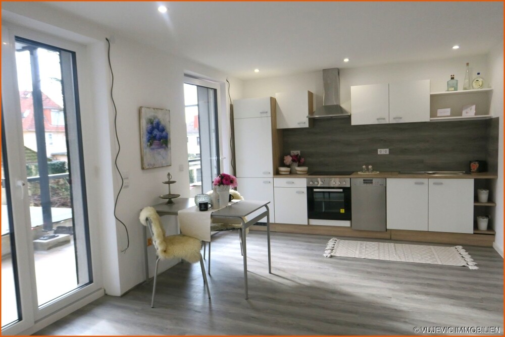 Wohnküche mit Terrassenzugang
