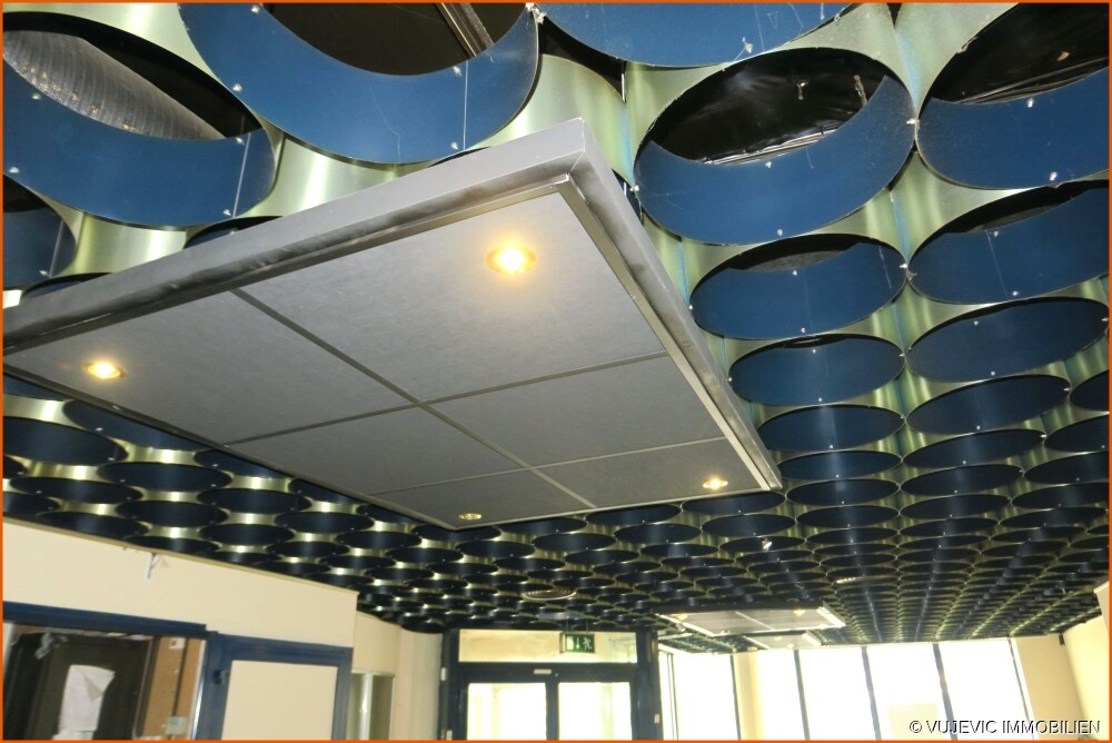 Deckenaufbau im Ladenbereich