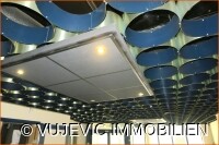 Deckenaufbau im Ladenbereich