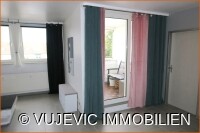 Wohnbereich und Loggiazugang