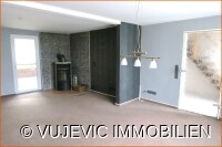 Wohnzimmer mit Kaminofen