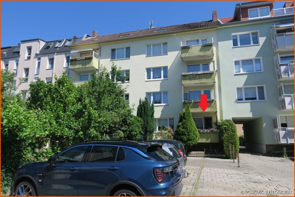 Rückansicht vom Haus