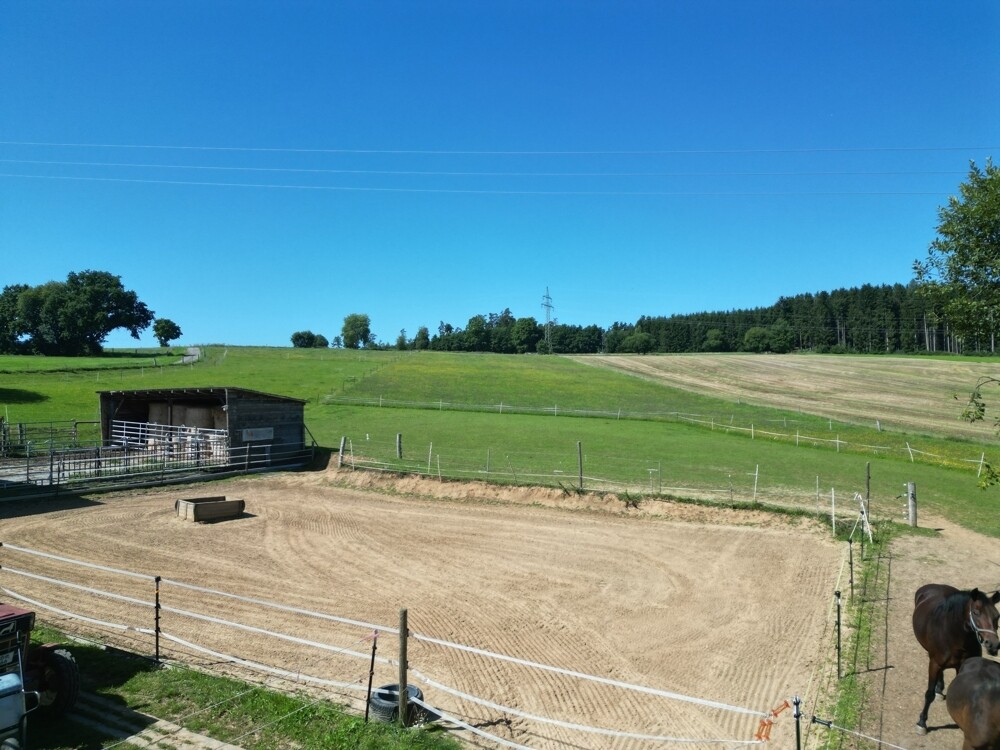Reitplatz mit Koppeln