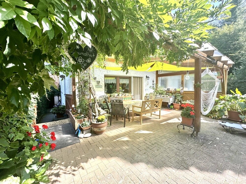 Blick auf die Terrasse