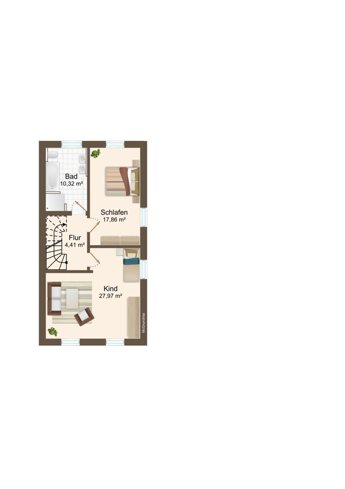 Grundriss Obergeschoss