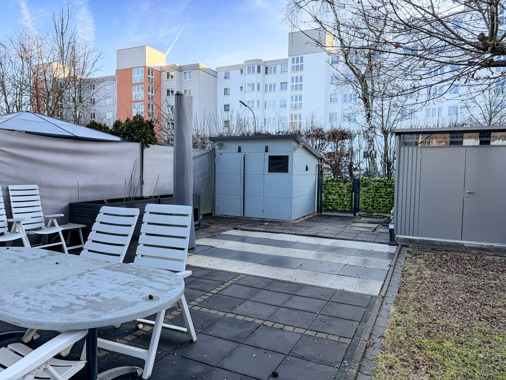 Blick auf die Terrasse