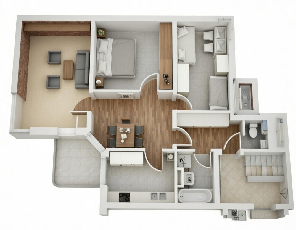 3D-Grundriss 