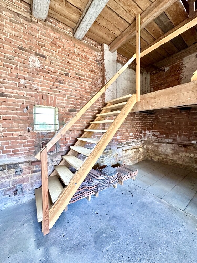 Scheune Treppe