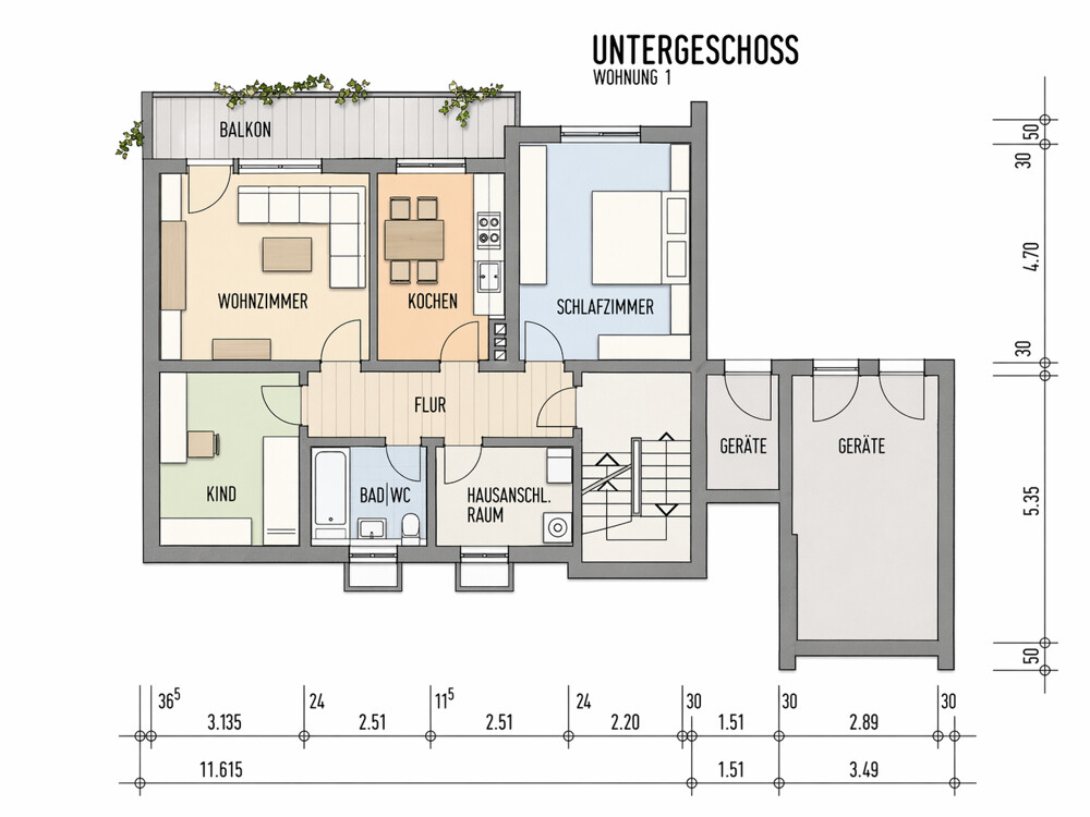 Unter- / Terrassengeschoss
