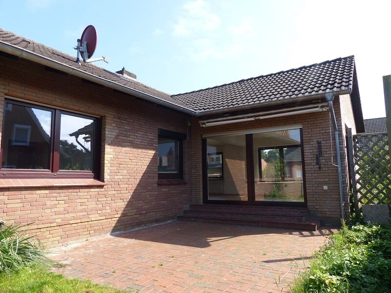 Blick zur Terrasse in Südlage