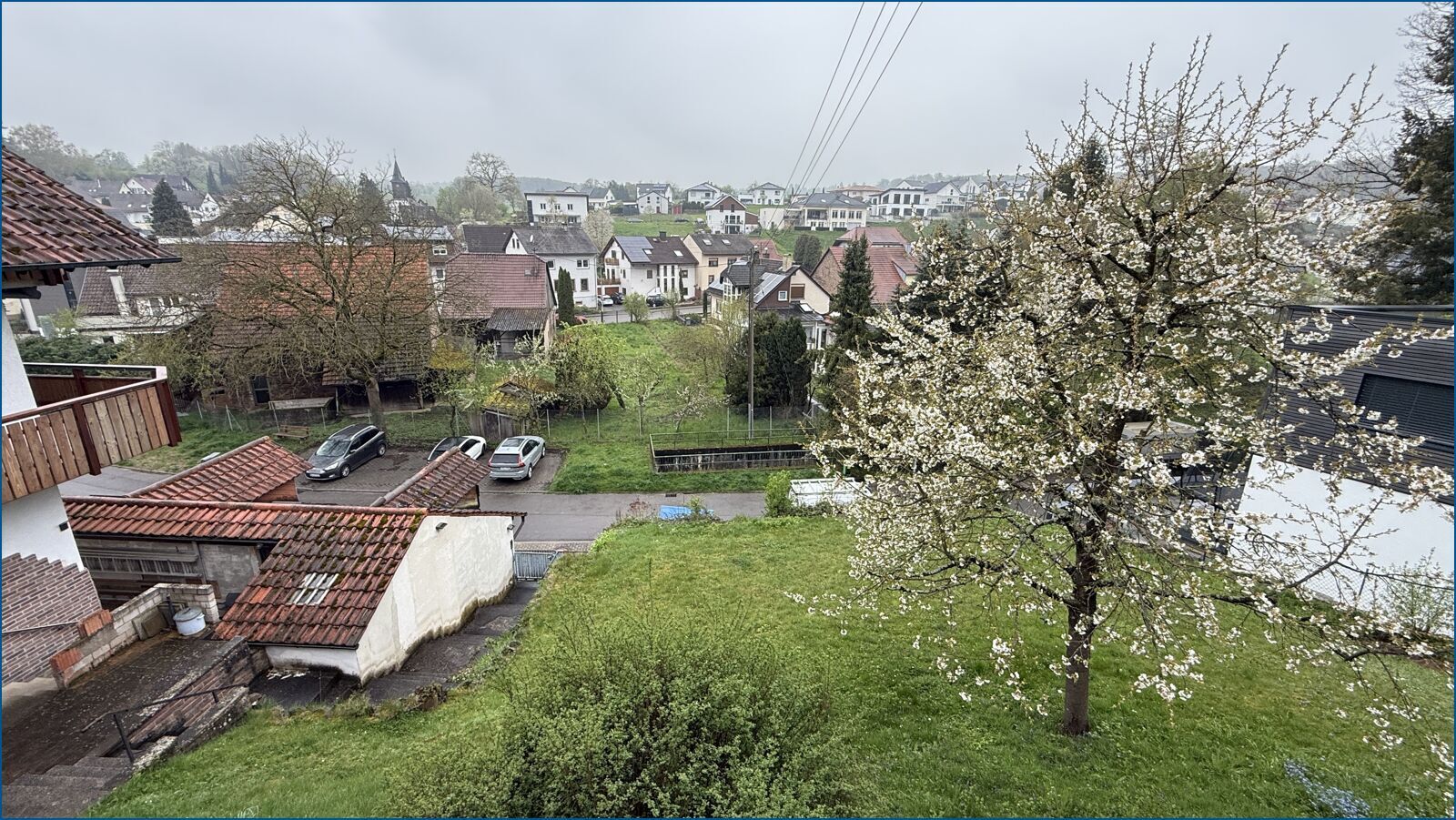 Blick vom Wohnzimmer
