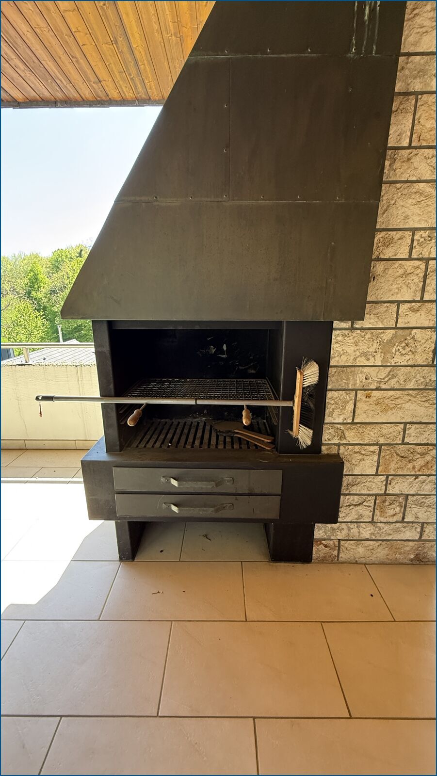 integrierter Grill