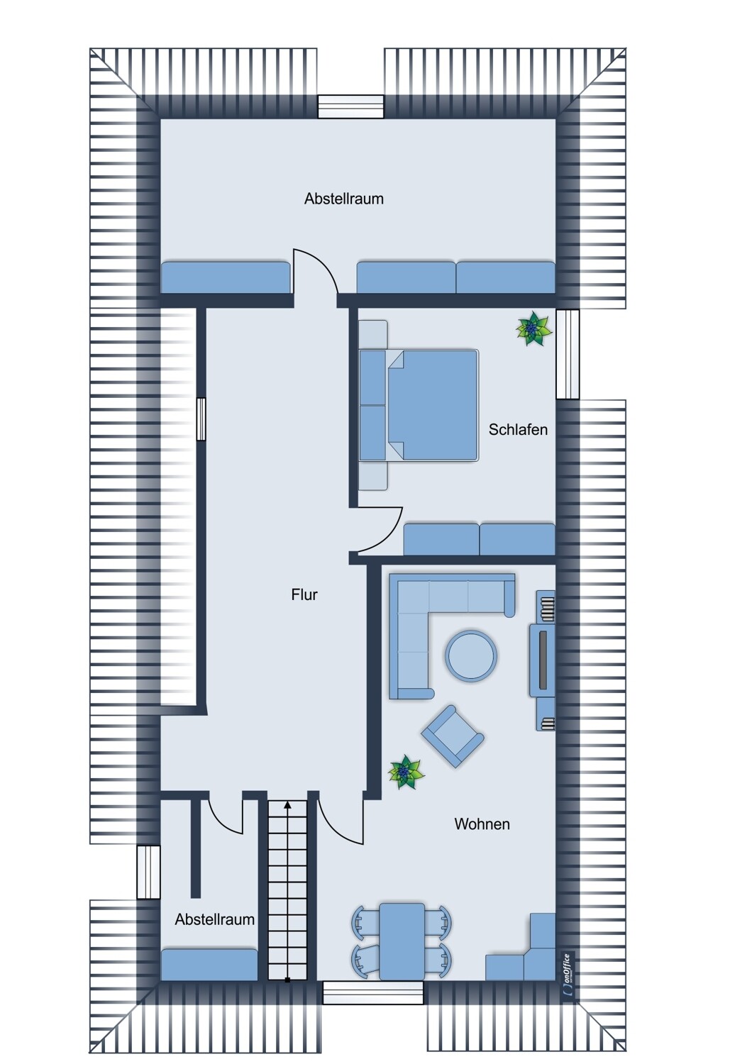 Grundriss Dachgeschoss