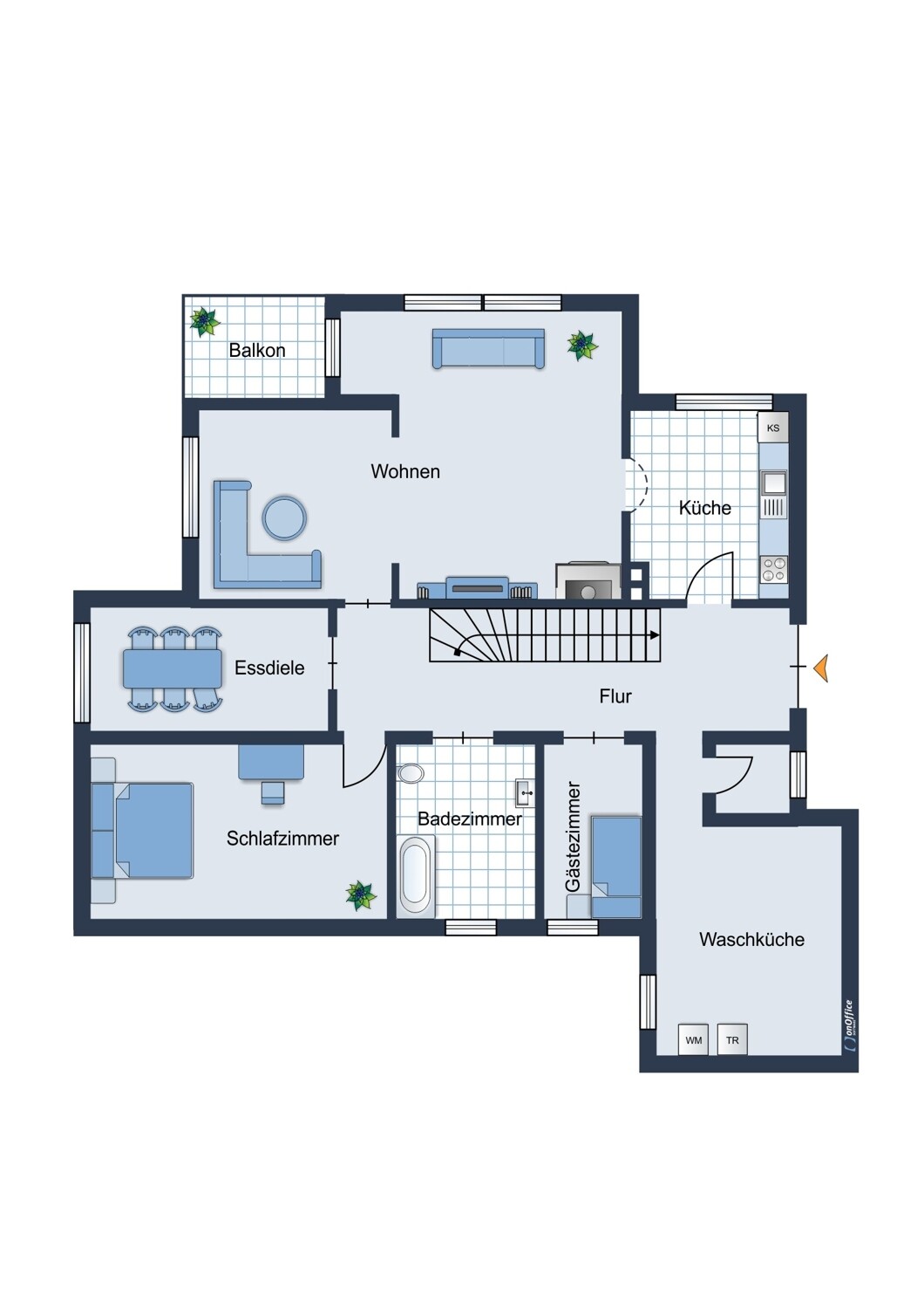 Grundriss Erdgeschoss