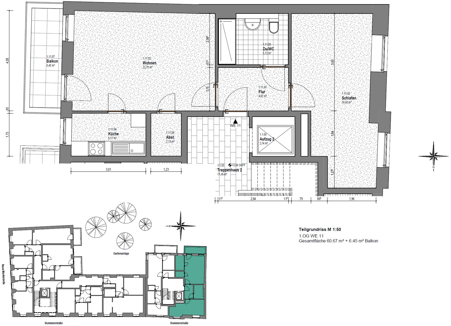 Wohnung Nr. 11 ( 1. OG)