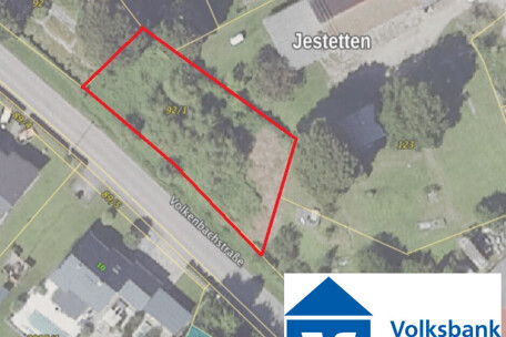 Lageplan Grundstück markiert