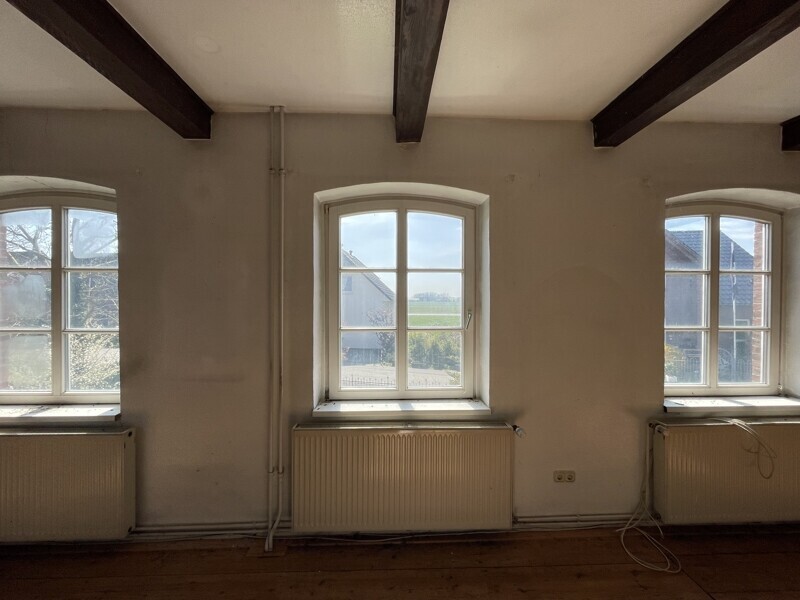 Zimmeraussicht (mit Elbblick) vorne im OG