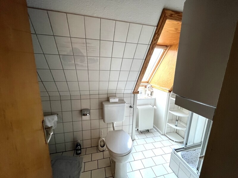 große Wohnung im DG - Duschbad