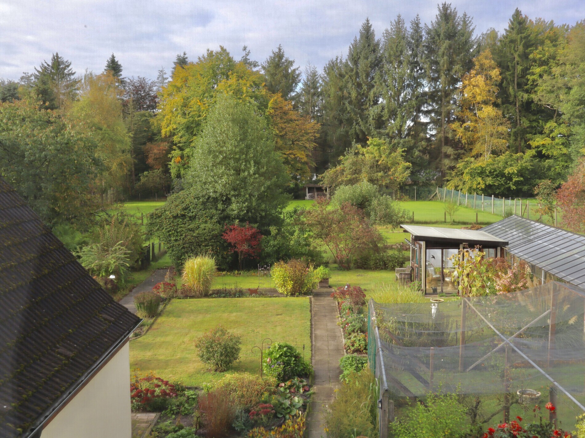 Ausblick auf den Garten