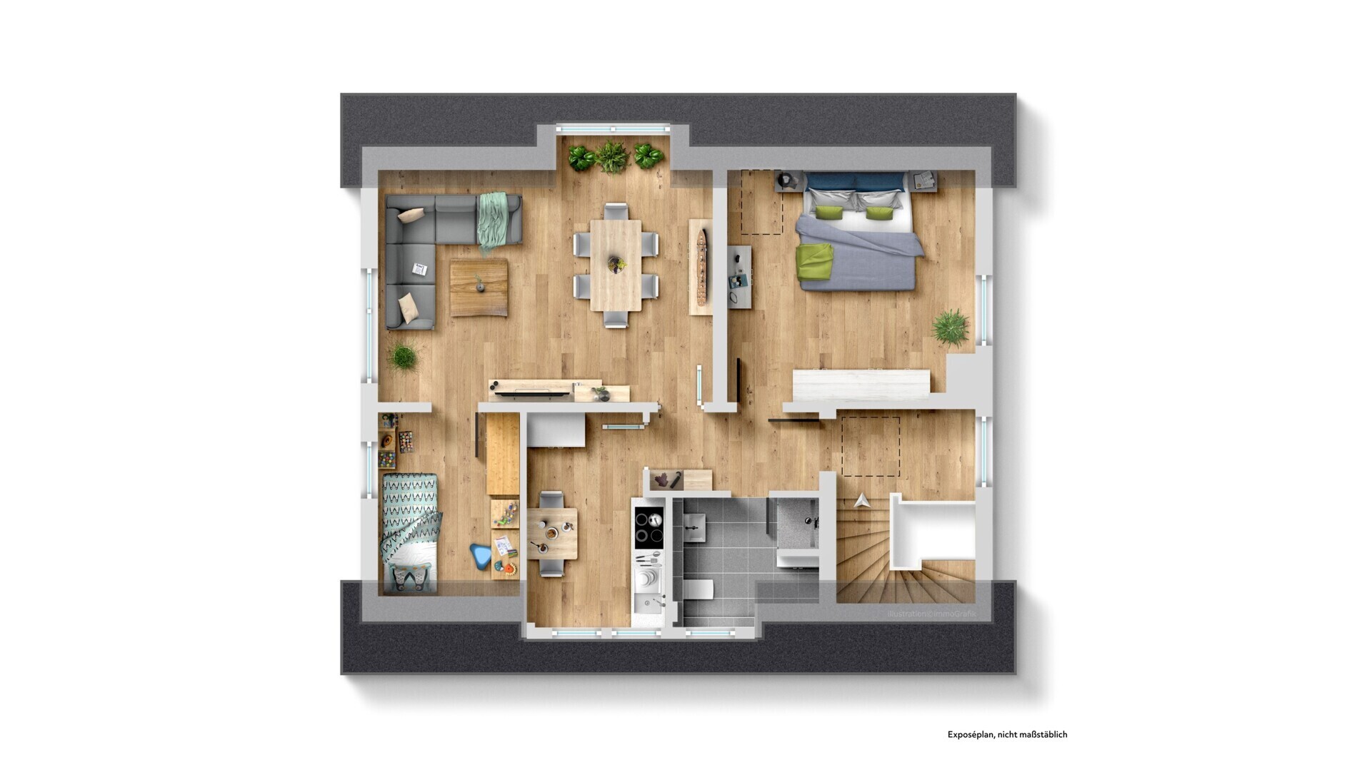 Grundriss Dachgeschoss