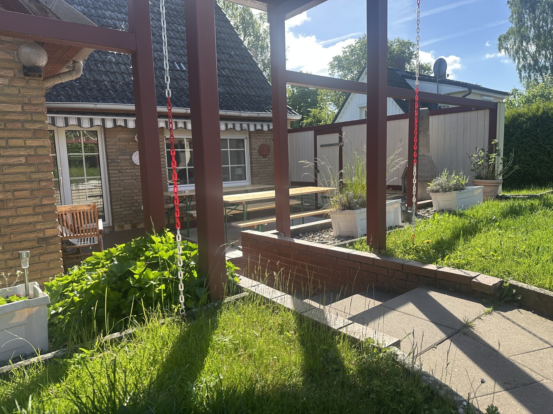 Blick zur Terrasse