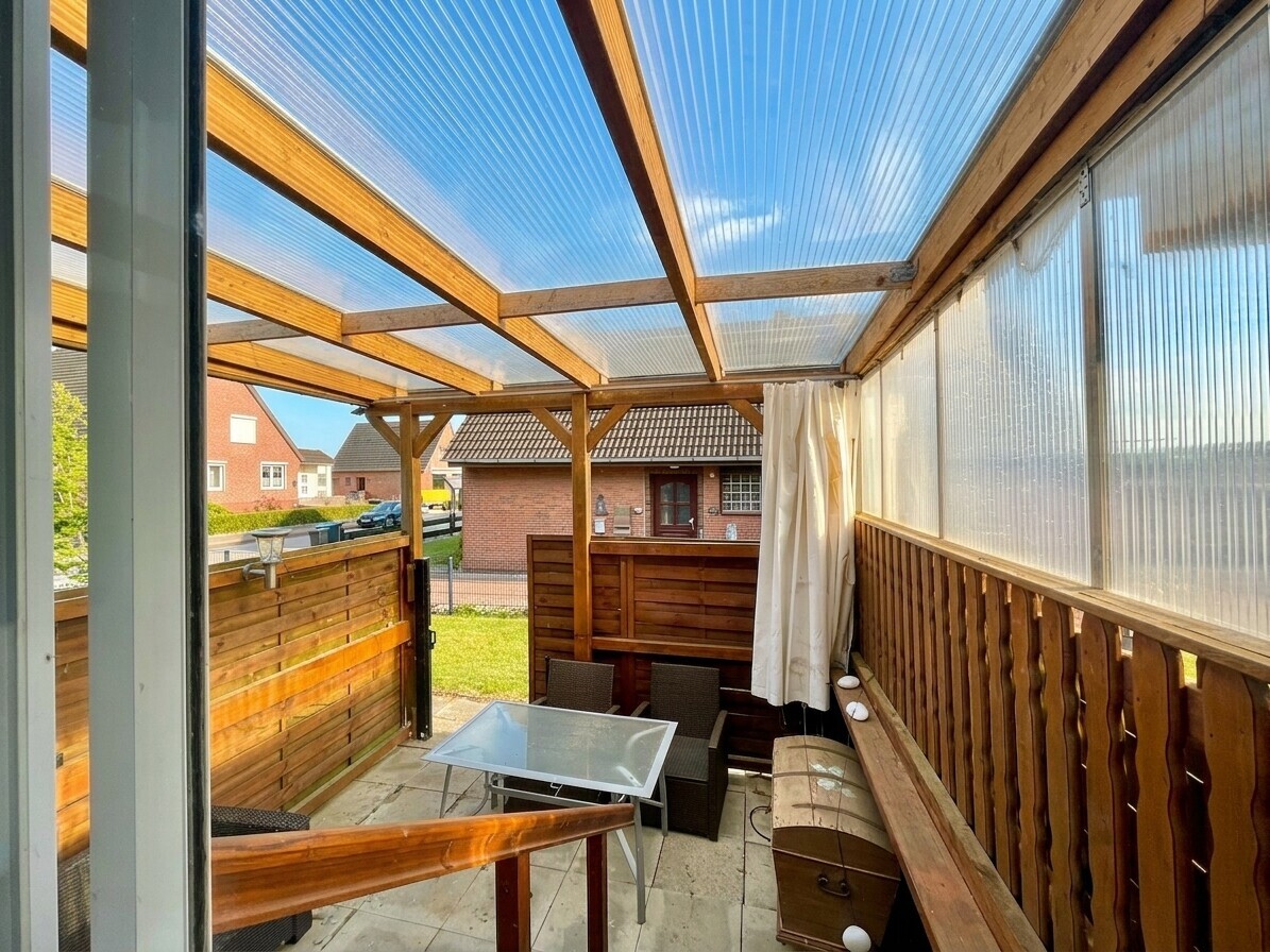 überdachte Terrasse am Haupthaus