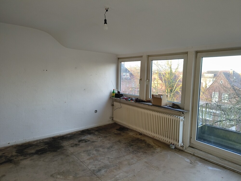 Wohnzimmer der DG-Wohnung