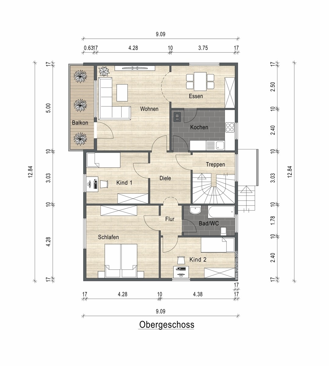 Grundriss OG