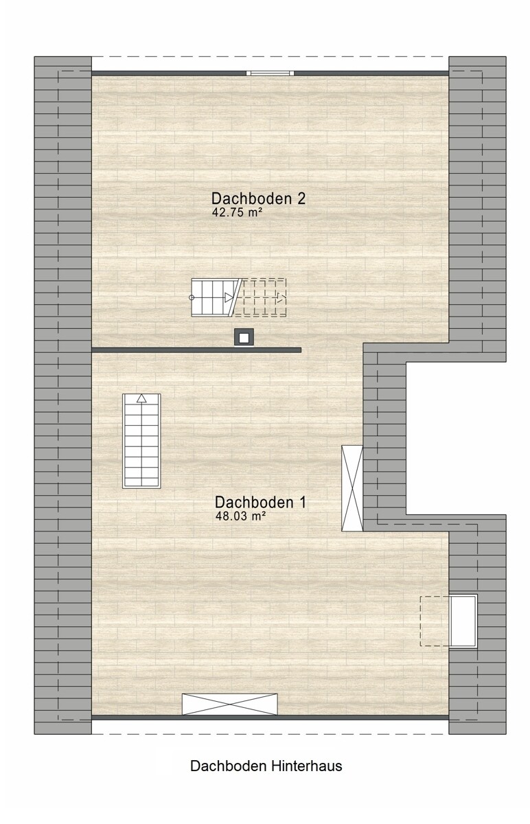 Dachboden Hinterhaus
