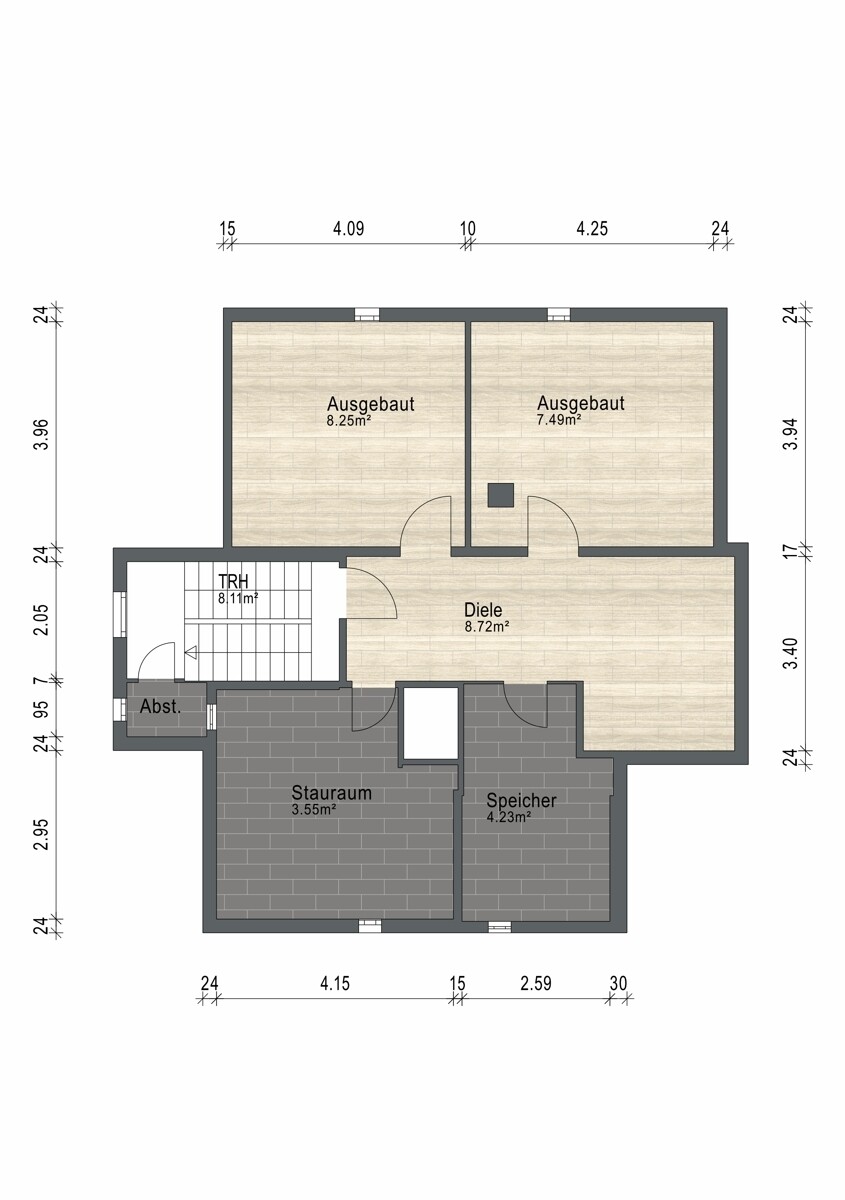 Grundriss Dachgeschoss