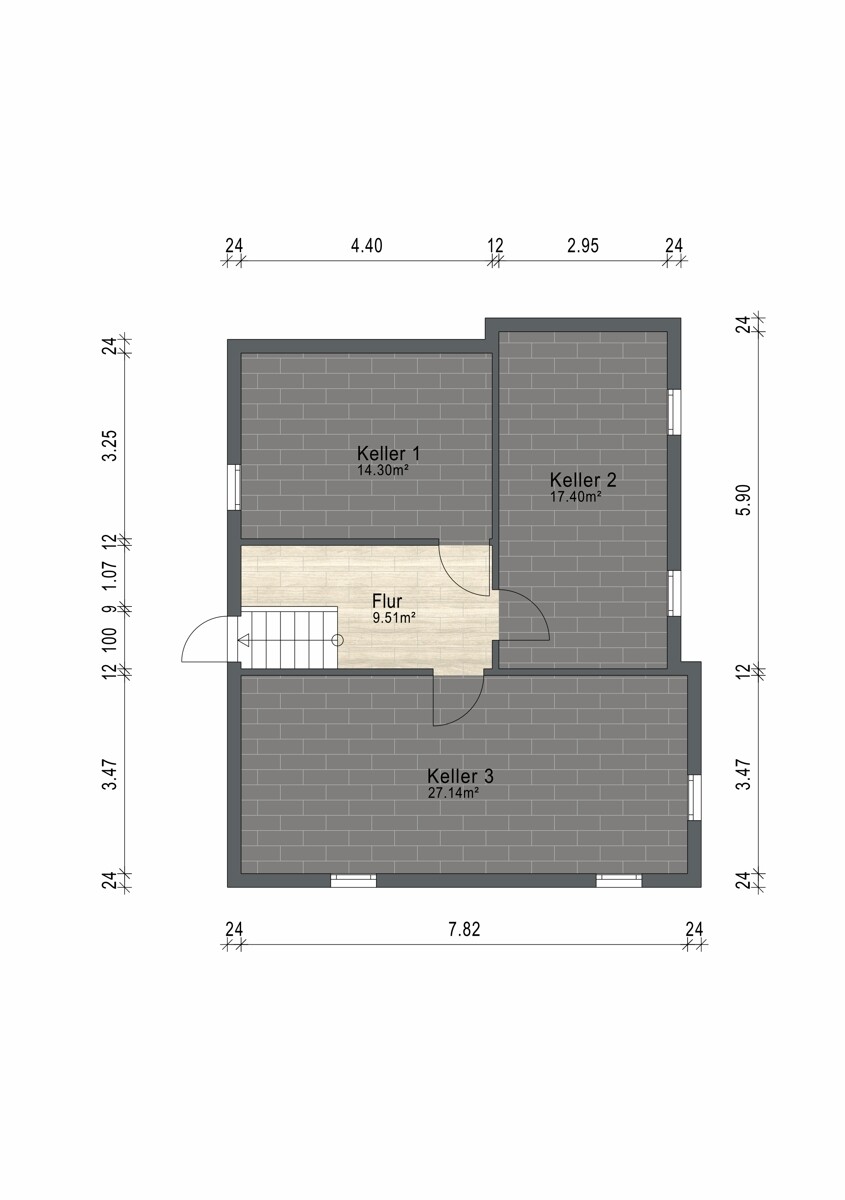 Grundriss Kellergeschoss