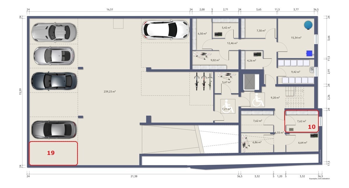 7321 Etagengrundriss KG WE 10