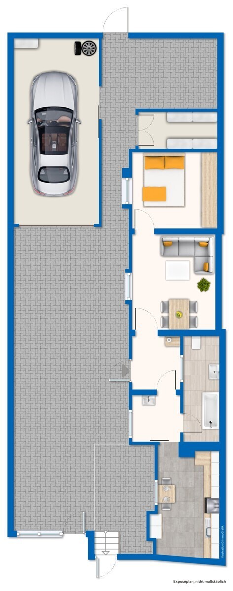 Grundriss / Skizze Einliegerwohnung
