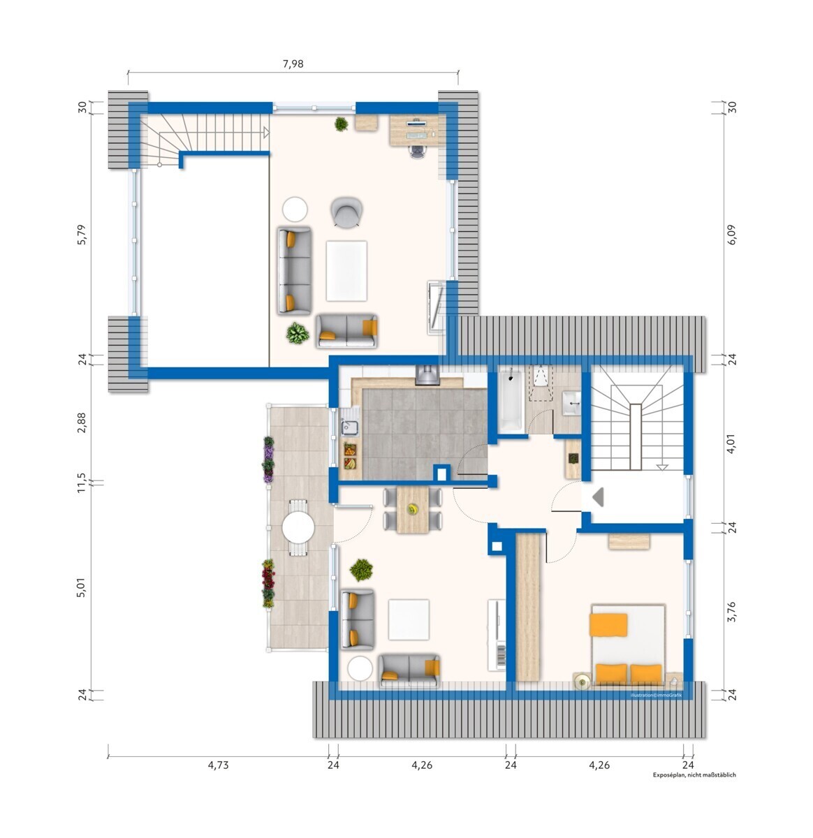 Grundriss OG