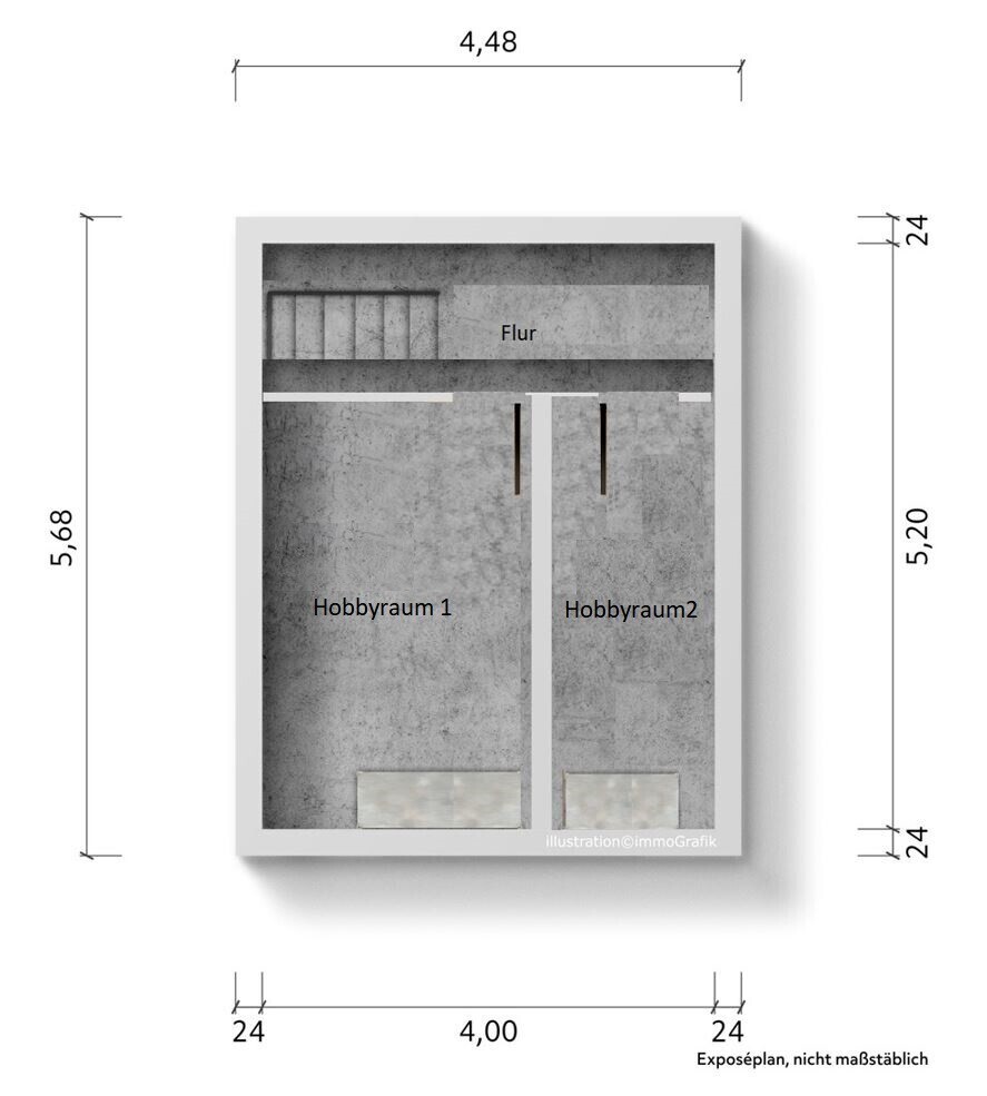 Grundriss / Skizze Spitzboden