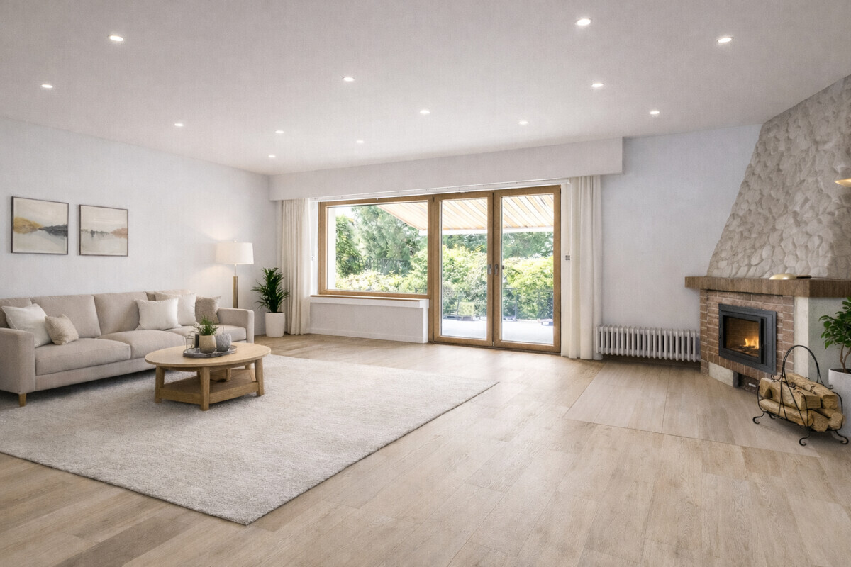 Wohn- und Esszimmer -  KI Beispiel