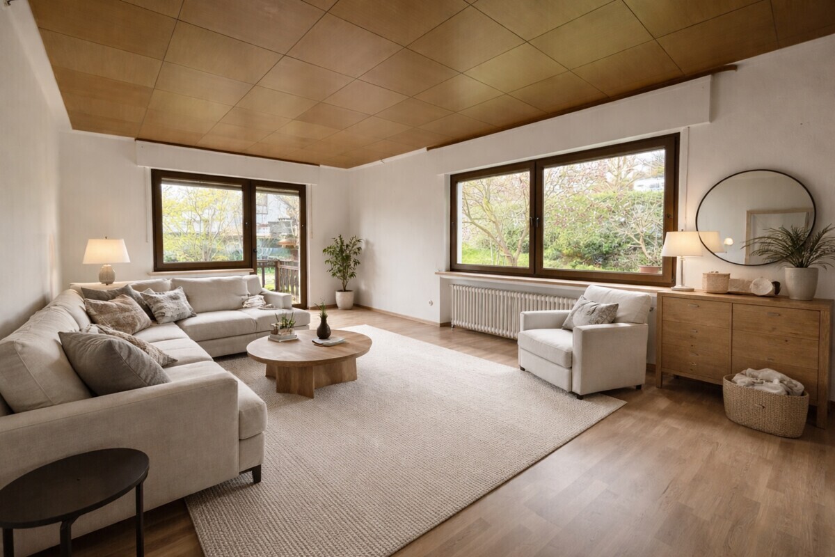 Gestaltungsvorschlag Wohnzimmer Hauptwohnung